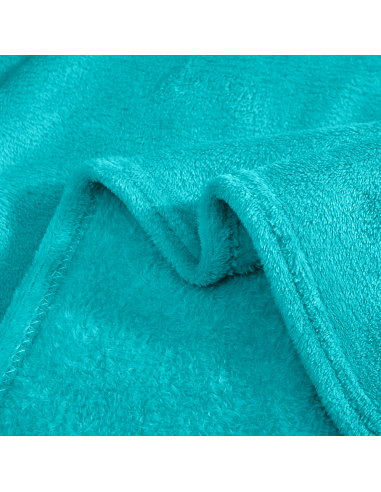 Manta felpa color liso cama individual...