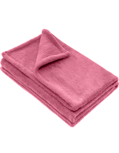 Manta felpa color liso cama individual...