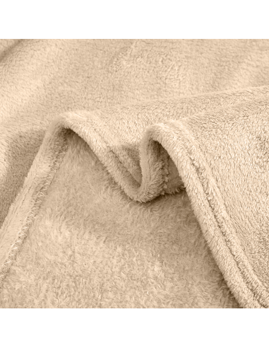Manta felpa color liso cama individual...