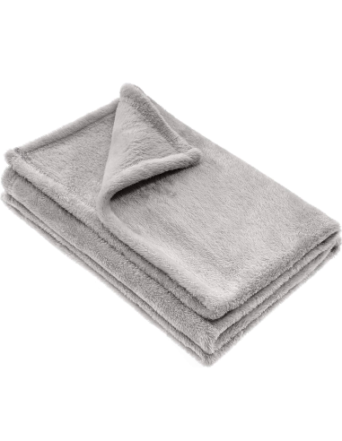 Manta felpa color liso cama individual...