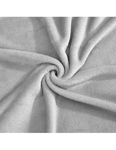 Manta felpa color liso cama individual...