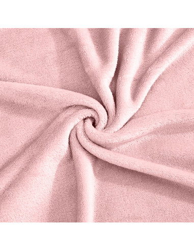 Manta felpa color liso cama individual...
