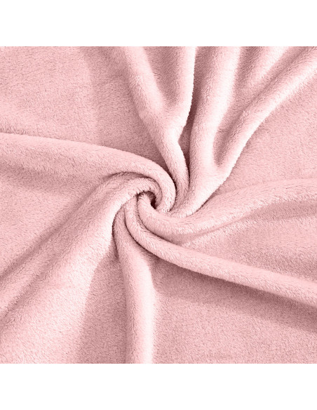 Manta felpa color liso cama individual Barcellona 230x160cm manta de felpa suave