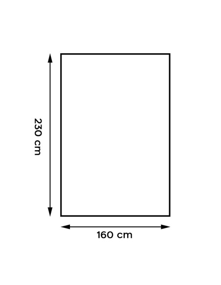 Manta felpa color liso cama individual Barcellona 230x160cm manta de felpa suave