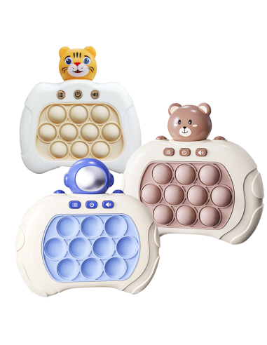 Juguete electrónico Pop-it Push para niños 3+ consola de juego sensorial