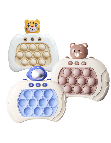 Juguete electrónico Pop-it Push para niños 3+ consola de juego sensorial