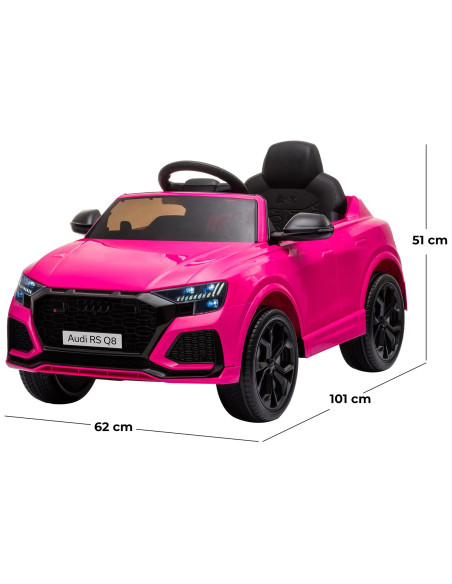 Coche eléctrico para niños con licencia Audi SQ8 LT930 12V MP3 Luz LED y Sonido