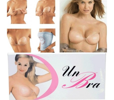 Sujetador invisible push-up sin costuras modelante silicona
