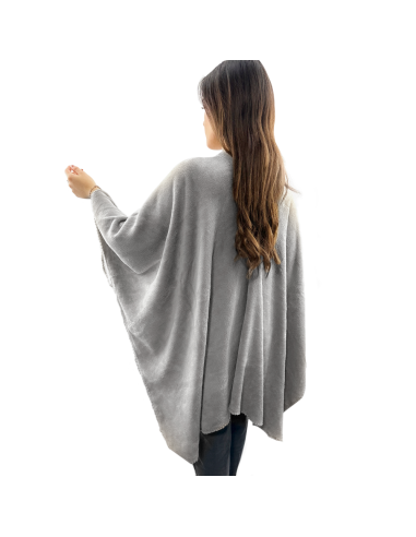 Mantilla con cordón para mujer suave y cálida...