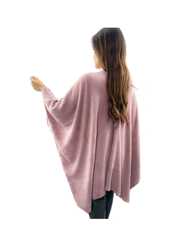 Mantilla con cordón para mujer suave y cálida...