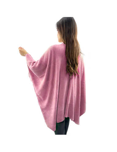 Mantilla con cordón para mujer suave y cálida...