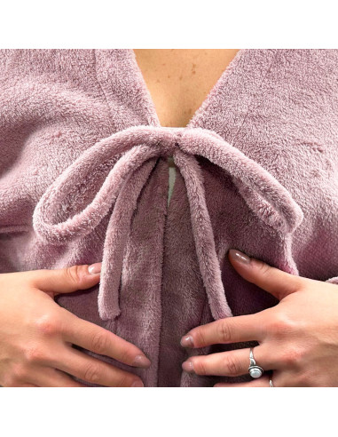 Mantilla con cordón para mujer suave y cálida...