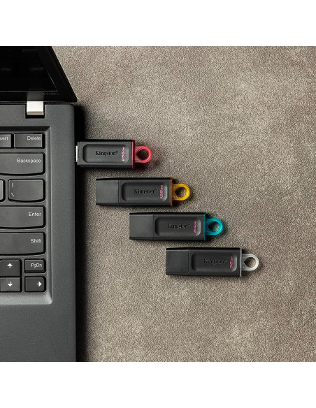 Kingston DataTraveler Exodia DTX/128GB - Memoria USB 3.2 con Tapa Protectora