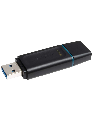 Kingston DataTraveler Exodia DTX/64GB - Memoria USB 3.2 con Tapa Protectora