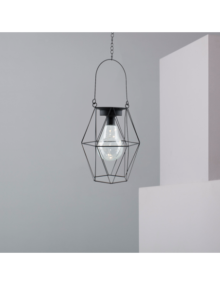 Linterna exterior con miniluces LED a Batería Lámpara Colgante Falsa