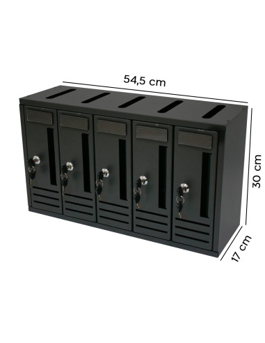 Buzón de condominio vertical Iron Grey Art.900...