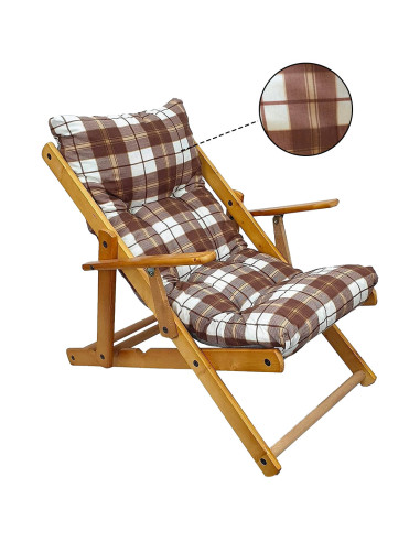 MAS011 Sillón de haya reclinable ArtLegno MAS...