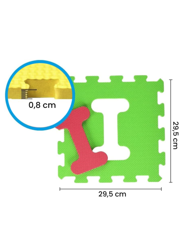 Tapete rompecabezas para niños, 10 piezas...