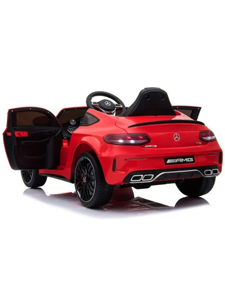 Coche Eléctrico para Niños Mercedes C63 LT896 con Mando Faros MP3-AUX-USB