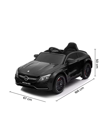 Coche Eléctrico para Niños Mercedes C63 LT896 con Mando Faros MP3-AUX-USB