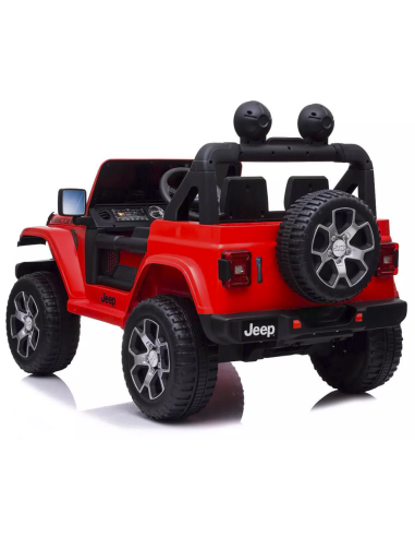 Jeep Wrangler niños 12V BIPOSTO control remoto...
