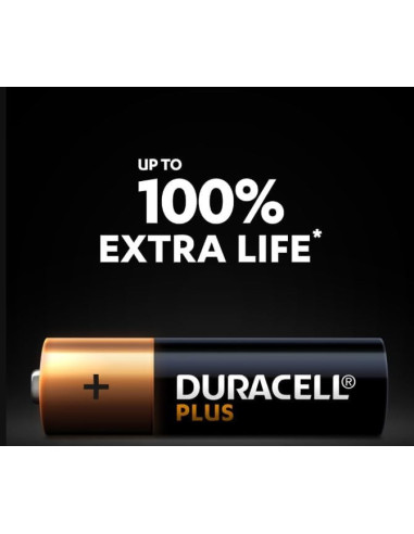 Paquete de 4 pilas alcalinas Duracell Plus Mini...