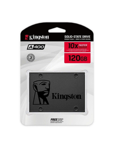 Disco Duro de Estado Sólido Kingston A400 SSD Interno 2.5" SATA Rev 3.0 120GB