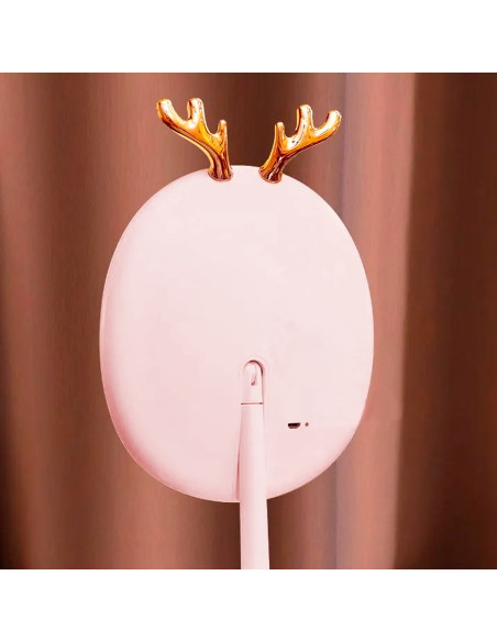 Espejo Porta Joyas de Maquillaje Cosmético con Luz LED Táctil Recargable de Mesa