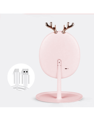 Espejo Porta Joyas de Maquillaje Cosmético con...