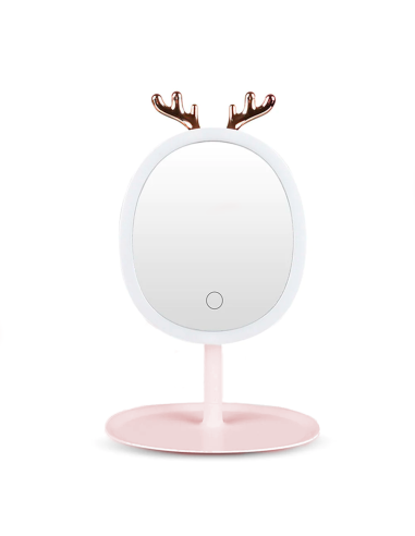 Espejo Porta Joyas de Maquillaje Cosmético con...