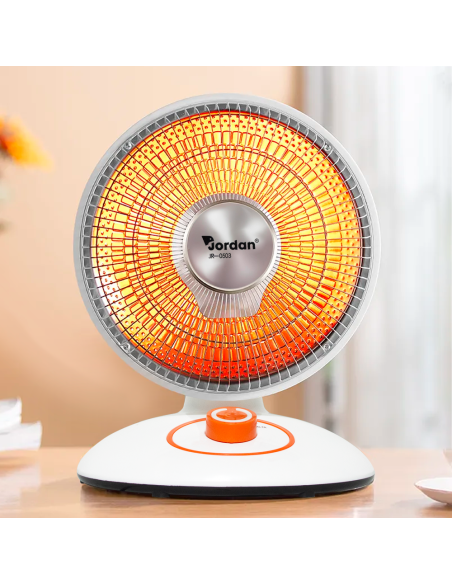 Estufa Eléctrica Parabólica Fibra Carbono JR-0503 Diámetro 35cm Inclinable 90°