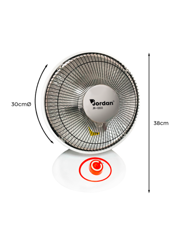 Estufa Eléctrica Parabólica Fibra Carbono...