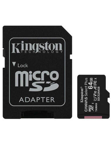 Kingston Canvas Select Plus SDCS2/64GB Tarjeta...