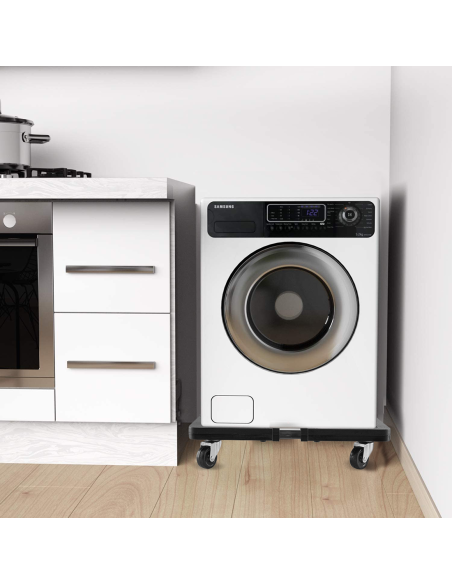 Carro base móvil y regulable para Lavadoras, secadoras o Frigoríficos Máx. 90KG
