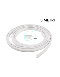 Riel flexible de cortinaPVC 5 mt Plegable y Deslizable... 2