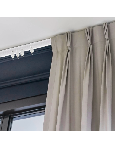Riel flexible de cortinaPVC 5 mt Plegable y...