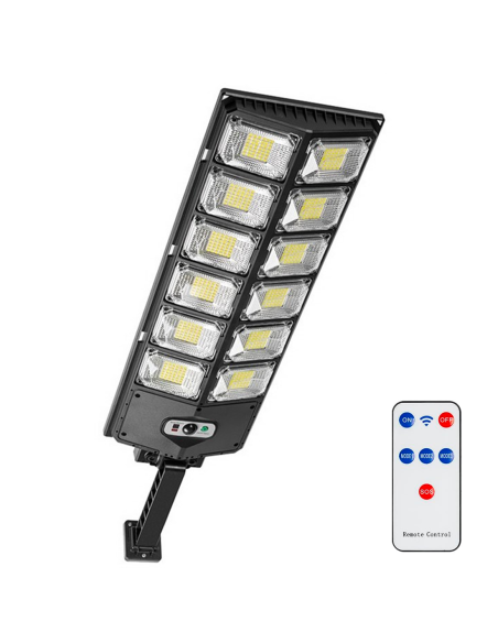 Farola Solar 1000 lúmenes con Sensor de Movimiento y Control Remoto IP65 W789B-6