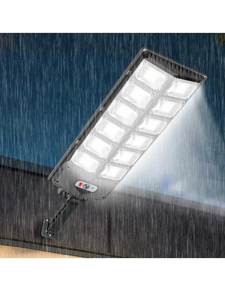 Farola Solar 1000 lúmenes con Sensor de Movimiento y Control Remoto IP65 W789B-6