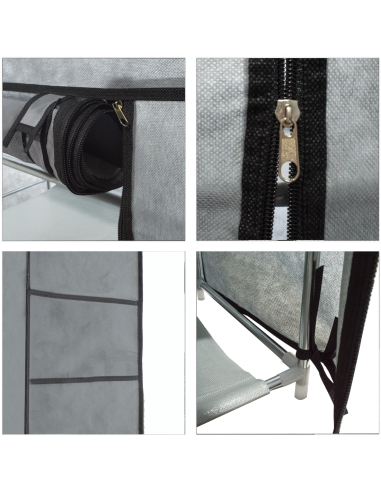 Zapatero Ahorra Espacio con 7 Estantes de Tela...