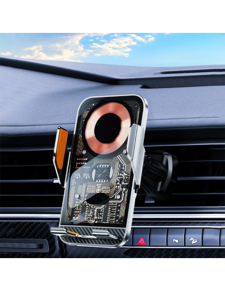 Soporte para coche con carga Inalámbrica 20W sujeción automática Multifuncional