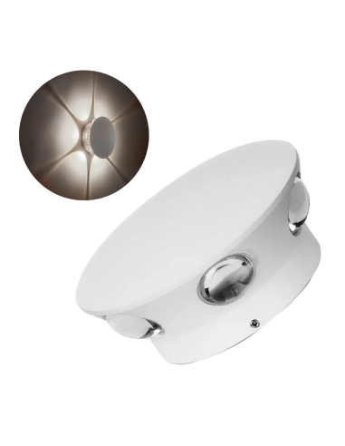 Aplique de Pared Redondo con 6 LED 18W...