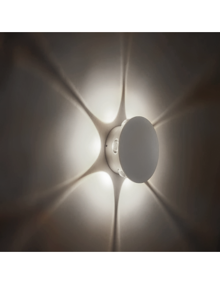 Aplique de Pared Redondo con 6 LED 18W Iluminación Interior Diseño Moderno