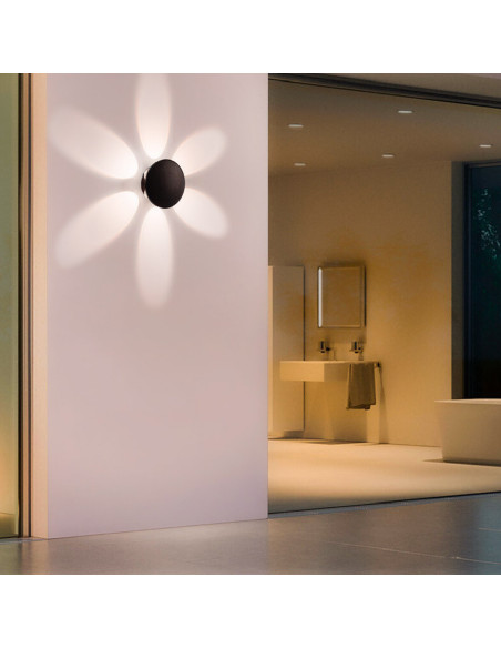 Aplique de Pared Redondo con 6 LED 18W Iluminación Interior Diseño Moderno