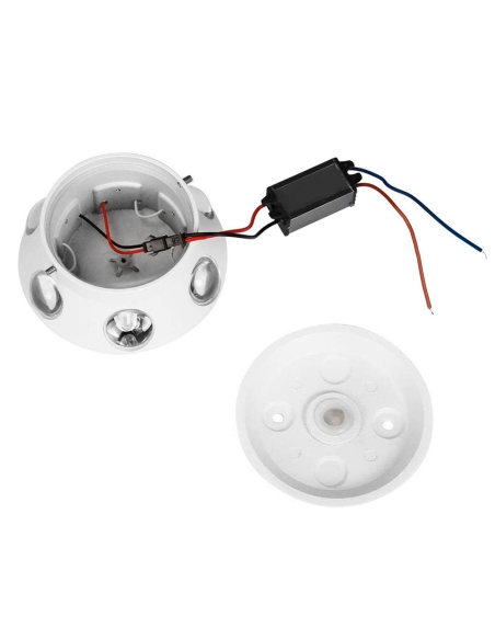 Aplique de Pared Redondo con 6 LED 18W Iluminación Interior Diseño Moderno