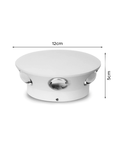 Aplique de Pared Redondo con 6 LED 18W...