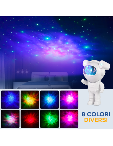 Proyector de estrellas astronauta con Bluetooth...