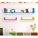 Estanterías de diferentes colores hechas de madera lacada (Set 3 piezas) - Muebles para el hogar Estanterías de diferentes colores hechas de madera lacada (Set 3 piezas) - Muebles para el hogar