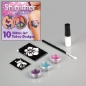 Shimmer glitter tattoo tatuaje temporal