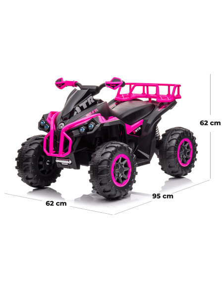 Quad Eléctrico para Niños LT940 ATV 12v 4X4 con mando Luces y Sonidos LED
