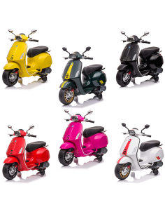 Moto Eléctrica para Niños LT941 Piaggio Vespa Sprint 12V...